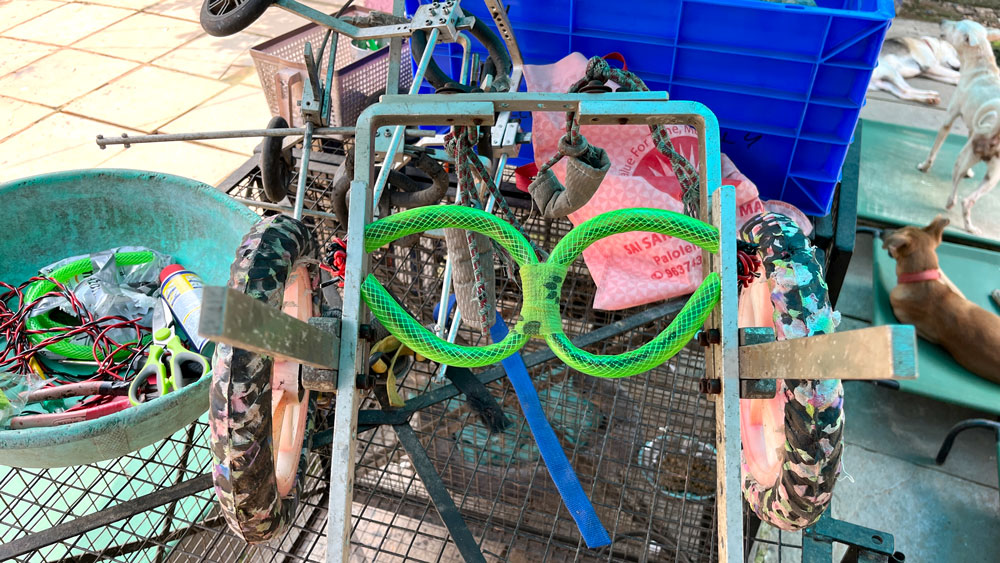 Back end supports secured together